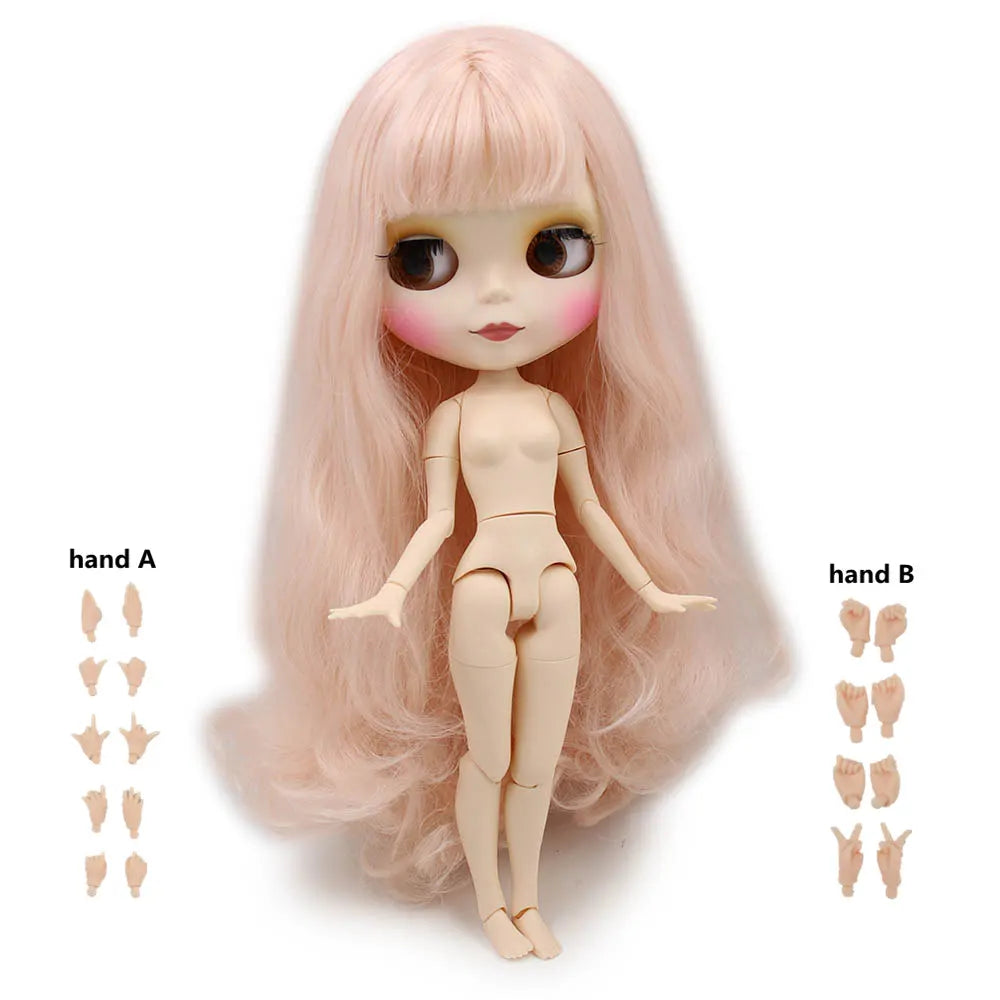 Poupée 1/6 corps articulé BJD bricolage — mode, fille, cadeau, ensemble à main A & B