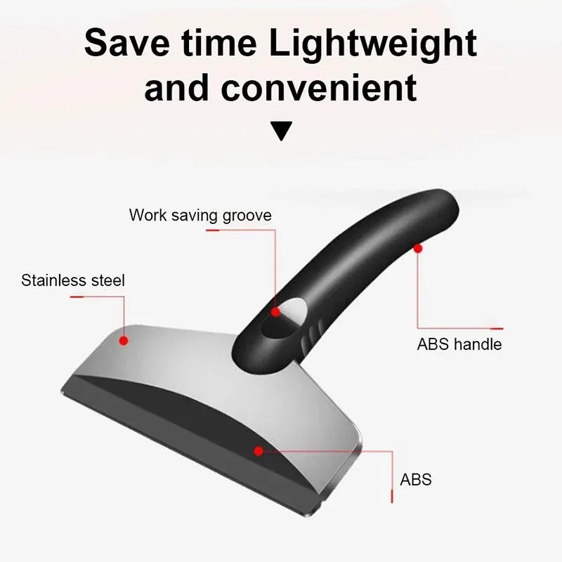 2Pcs Multifunction Car Snow Shovel, Winter Windshield De-icing Ice Scraper, Glass Snow Removal Tools, Auto Accessories