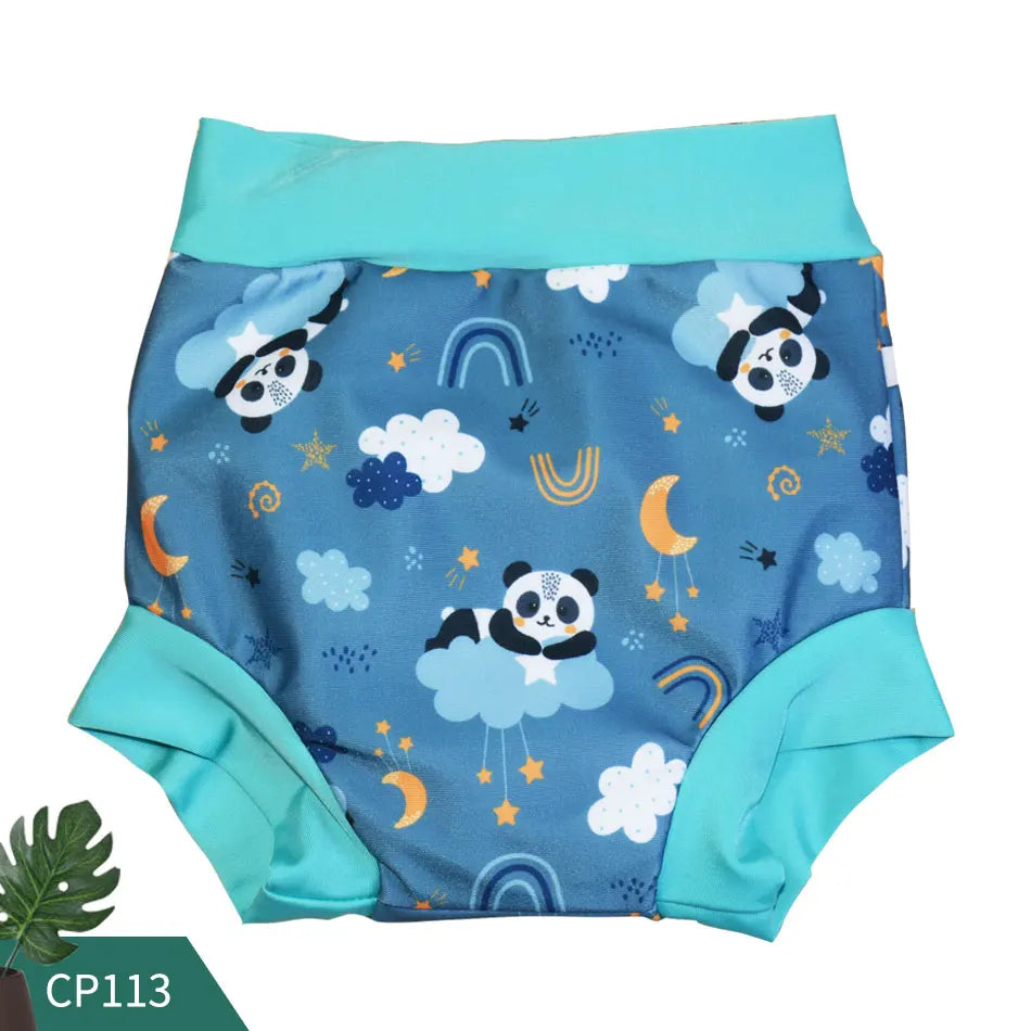 Eezkoala Couche de bain pour bébé nouveau-né à taille haute, lavable, en tissu