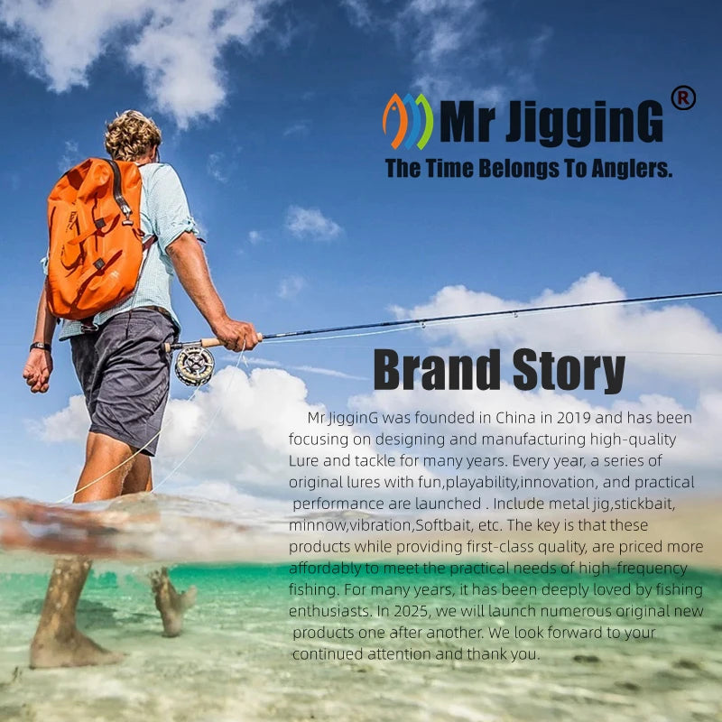 Mr JigginG – leurre métallique à coulage rapide, 10/15/20/30/40g, pour lancer de rivage d'eau salée, bar de mer, appât artificiel