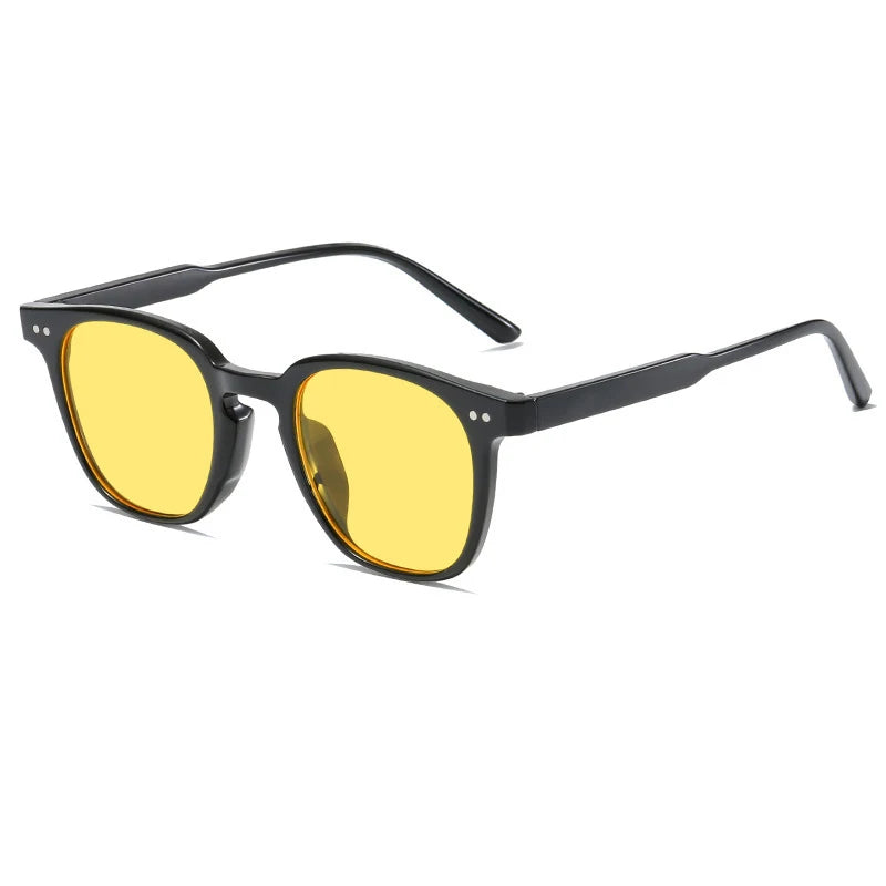 Lunettes de Soleil Carrées Vintage Femme & Homme — Petites Rondes Mode