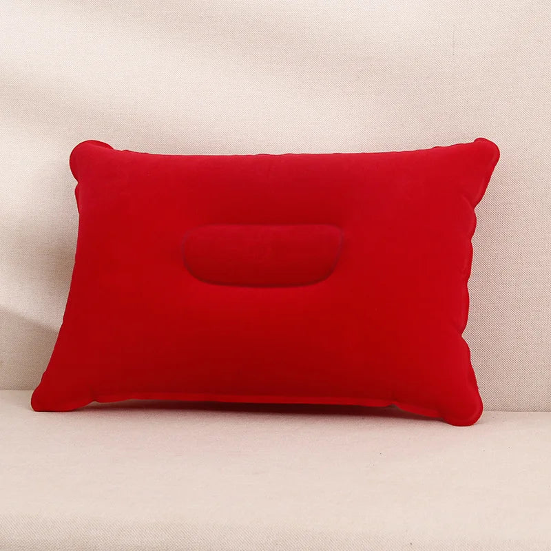 Supporte le cou et la taille Oreiller gonflable confortable pour une utilisation en extérieur, adapté aux bureaux, voitures, camping, randonnée et sieste