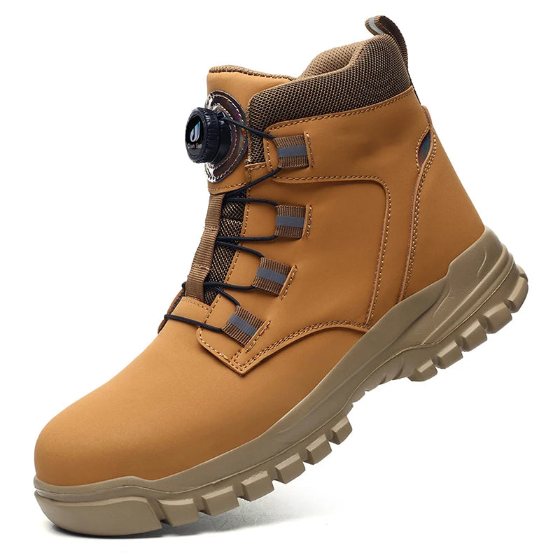 Bottes de Sécurité Imperméables Acier Homme — Anti-Écrasement & Motard