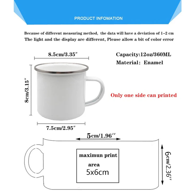 Meilleur papa et maman du monde tasse imprimée française boisson en plein air lait tasse à café Camping tasses en émail cadeau d'anniversaire festif pour papa maman