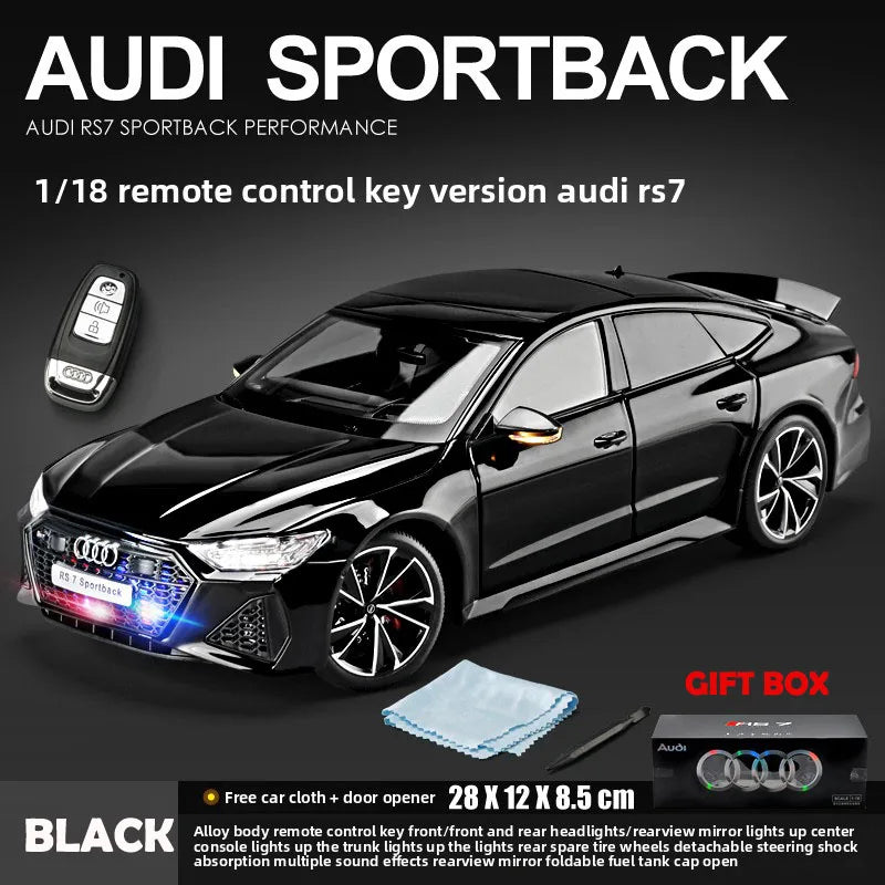 Officially Licensed 1:18 AUDI RS7 Sportback Alloy Car Model, Collectible Miniature Car, Home Decor, Birthday Gift for Boyfriend