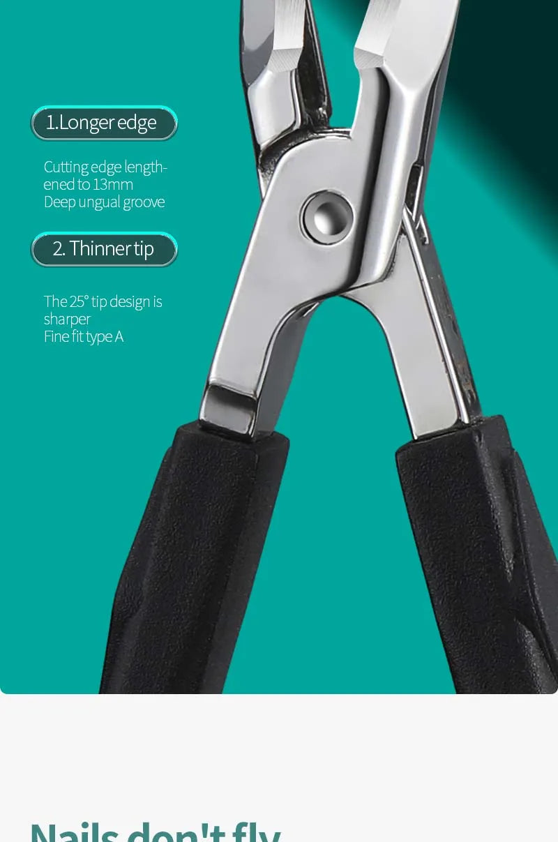 Coupe-ongles pour ongles incarnés ou épais, coupe-ongles professionnel pour podologue, pince à ongles avec acier inoxydable Ultra