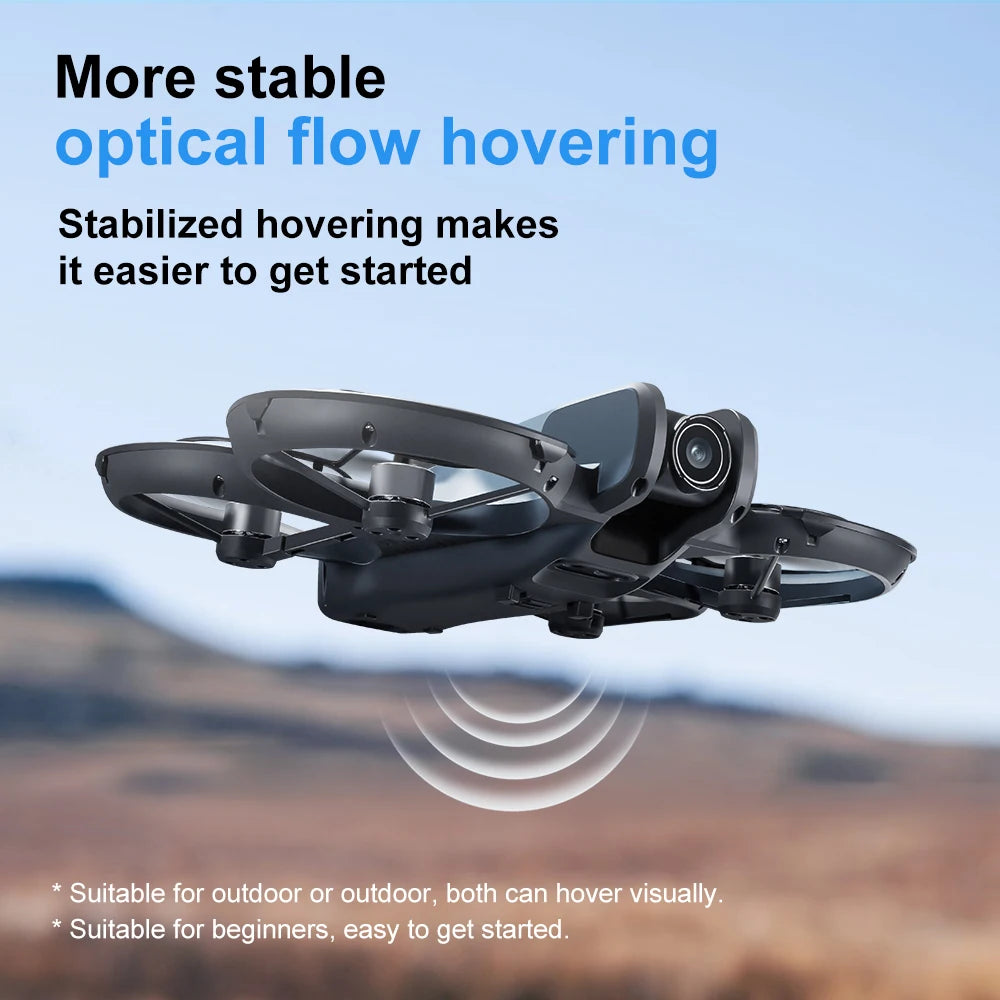 Mini drone 4K — double caméra 8K, évitement intelligent d'obstacles, quadricoptère brushless, jouet RC enfants