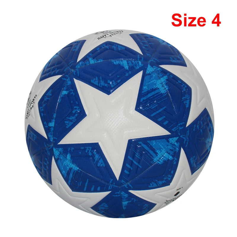 Ballon de Football Taille Officielle 4/5 PU — Sans Couture Match Extérieur