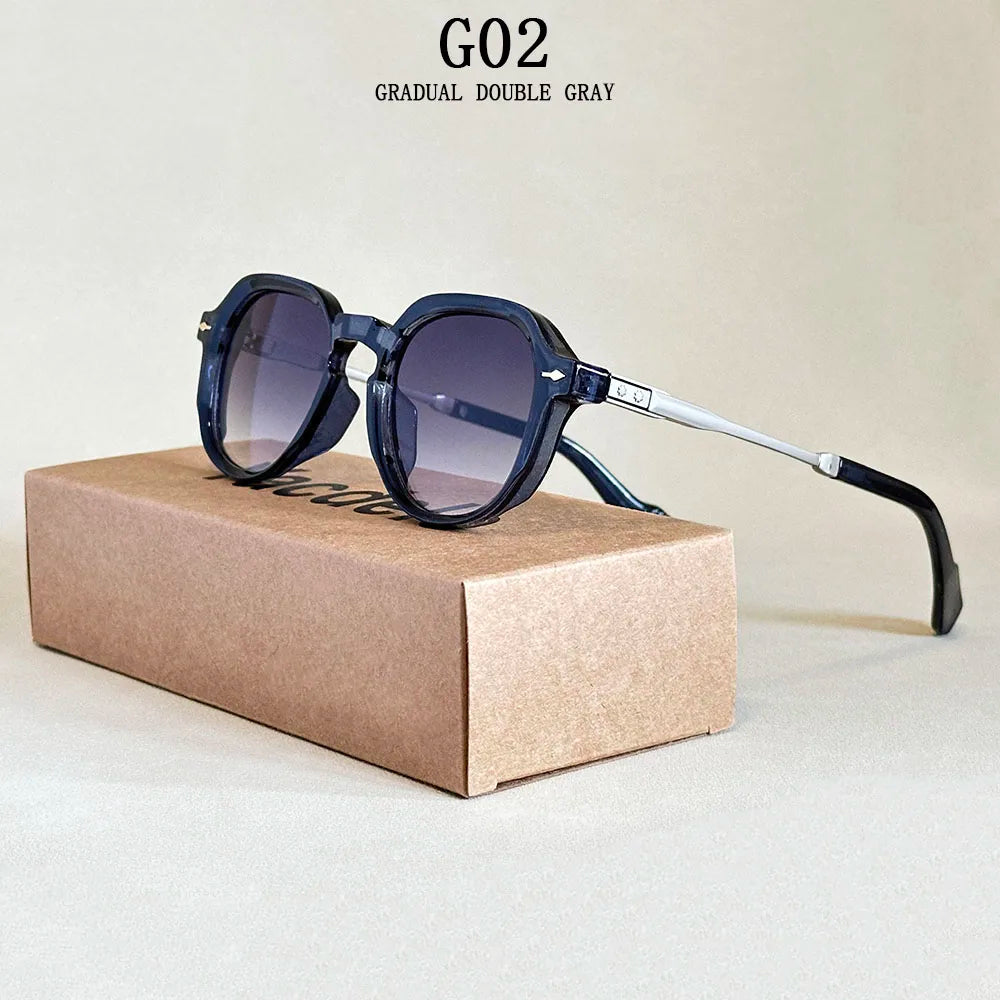 Lunettes de soleil ovales pour hommes vintage — femmes, mode, 2025