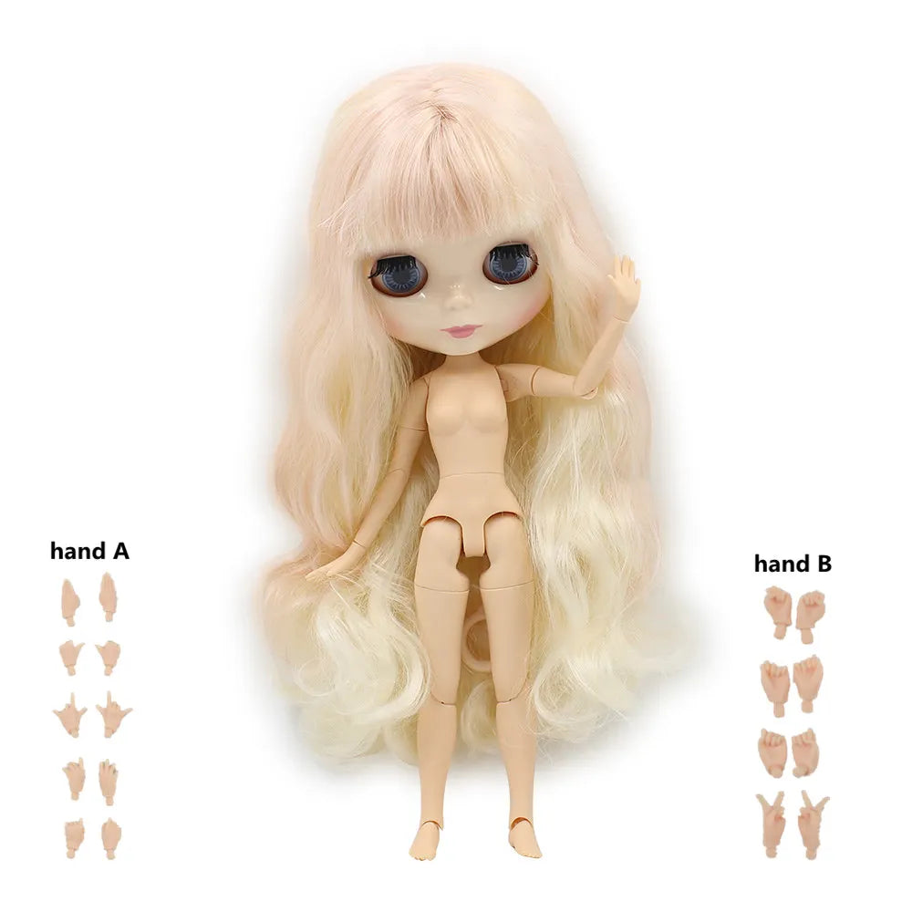 Poupée 1/6 corps articulé BJD bricolage — mode, fille, cadeau, ensemble à main A & B