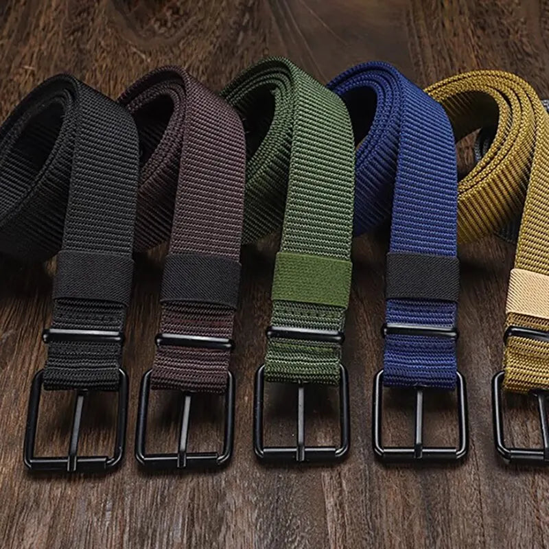 Ceinture Nylon Broche Toile — Sport Extérieur Jeans Homme Femme