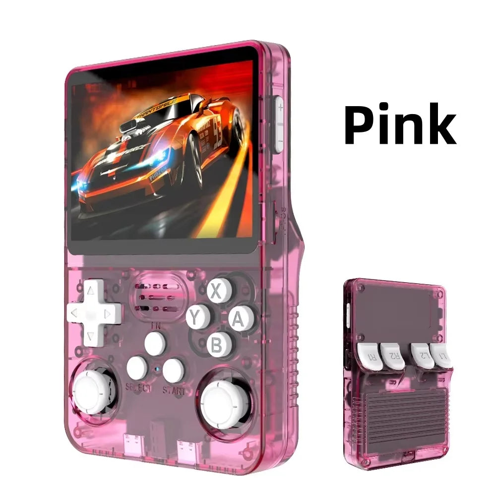 BOYHOM 64G 128G R36S Retro Handheld Game Console Linux System 3.5 Inch IPS Portable Pocket Player 64GB Video Games Kids Gifts
