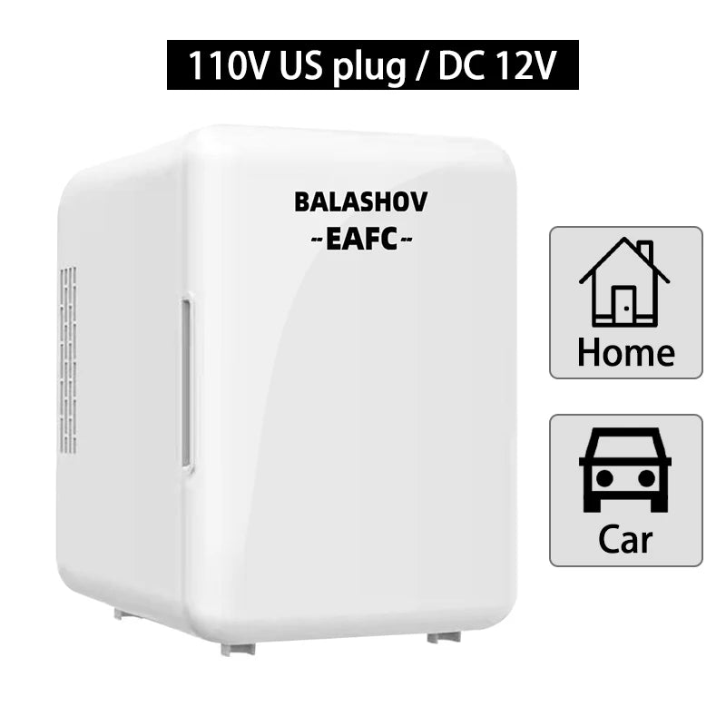 Mini Réfrigérateur à Température Constante, 4l, 12V/220V, miles, Refroidisseur, Réchauffeur, Indispensable, Préservation des Soins de la Peau pour la Maison et la Voiture