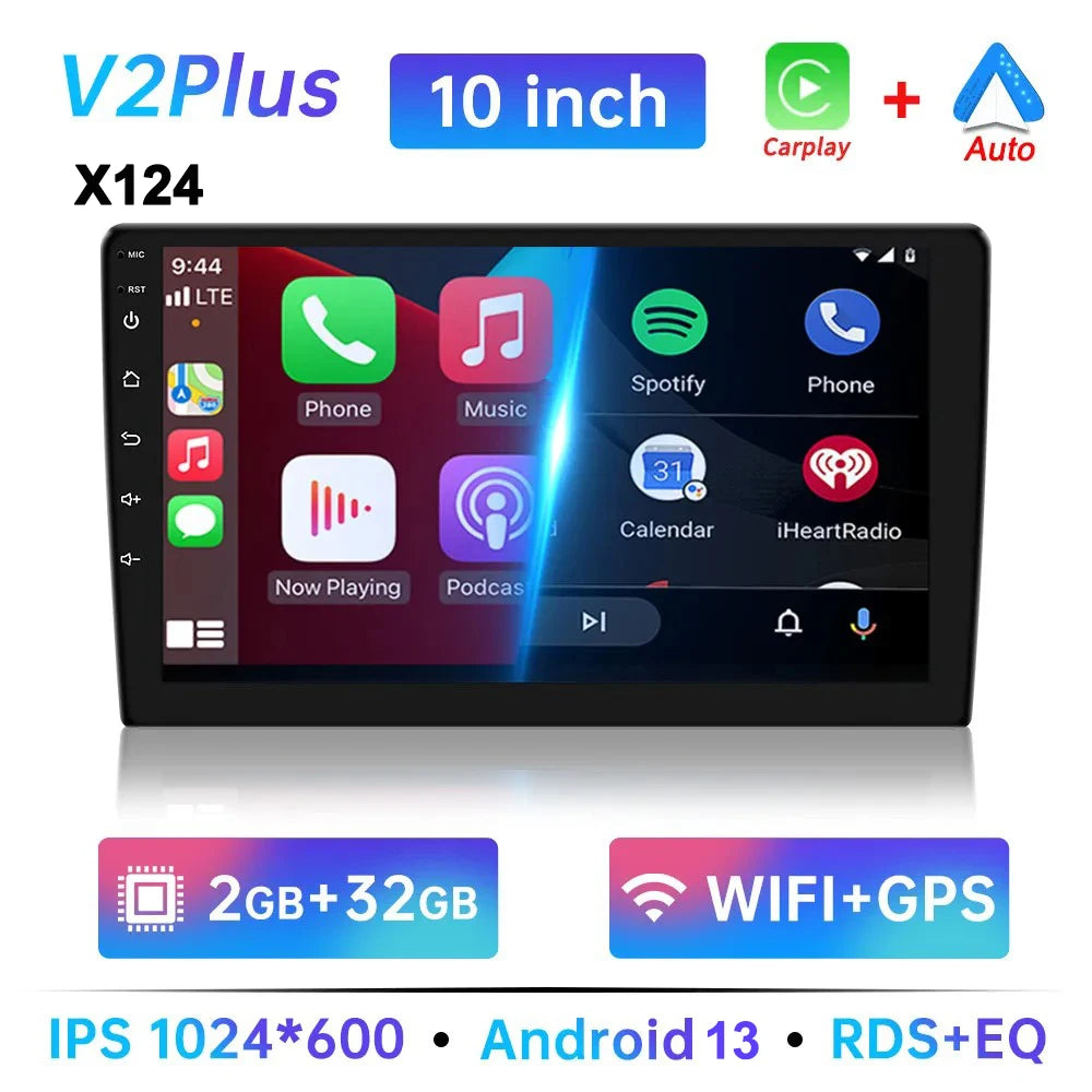 7/9/10 inch Universal Android 13 Car Stereo 64G Android Car Radio 2 Din Car Radio GPS BT Multimedia Center Smart Car Systems