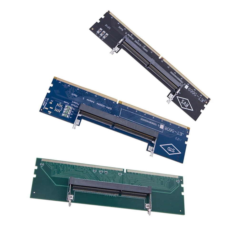 Carte adaptateur de mémoire pour ordinateur portable DDR3 DDR4 DDR5, carte SO-DIMM vers carte PC DIMM, mini connecteur de mémoire RAM