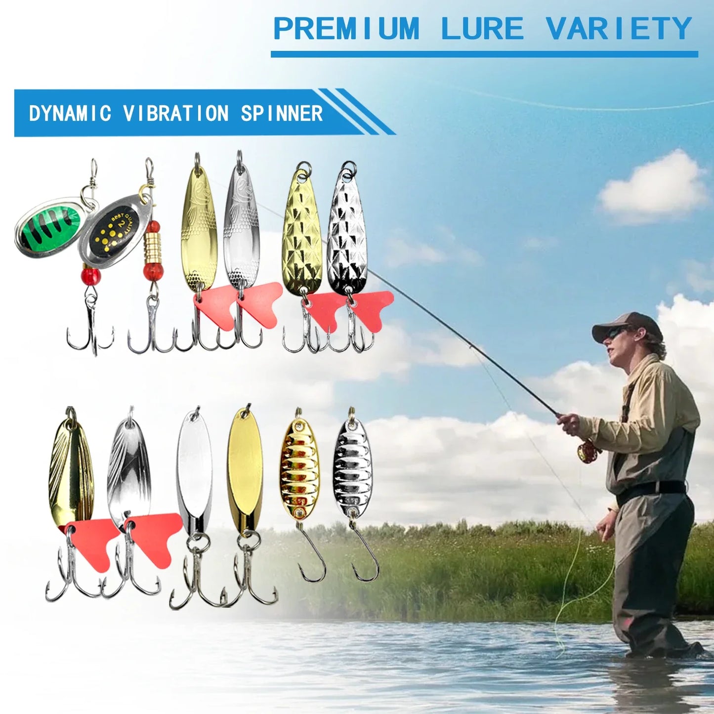 Kit de leurres de pêche pour truite, brochet, basse, multi-leurre, ensemble de matériel superposé, équipement professionnel, 83/133/193/239/409 pièces