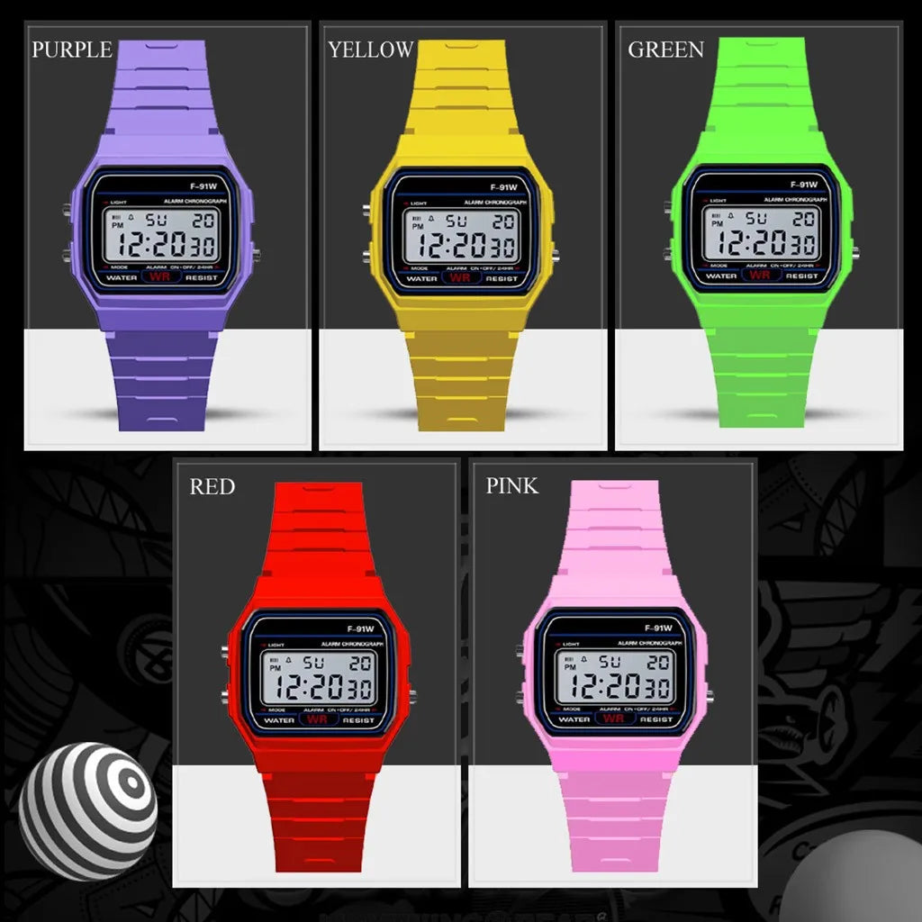 Montre Militaire Analogique Numérique LED Étanche — Sport Alarme Homme Femme