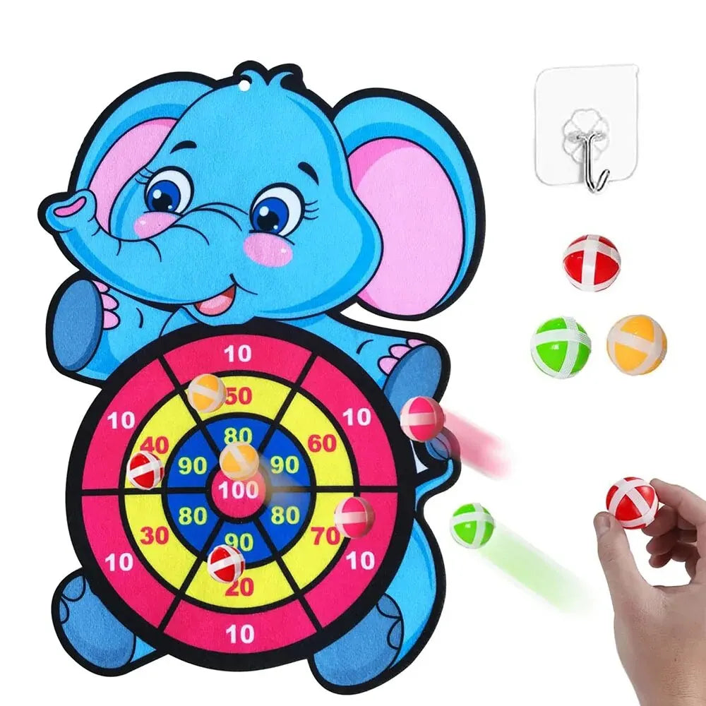 Jeu de fléchettes pour enfants avec 3 collants IkIncentré, sports de plein air, jeux de fête, jouets d'animaux de dessin animé, cadeau de Noël