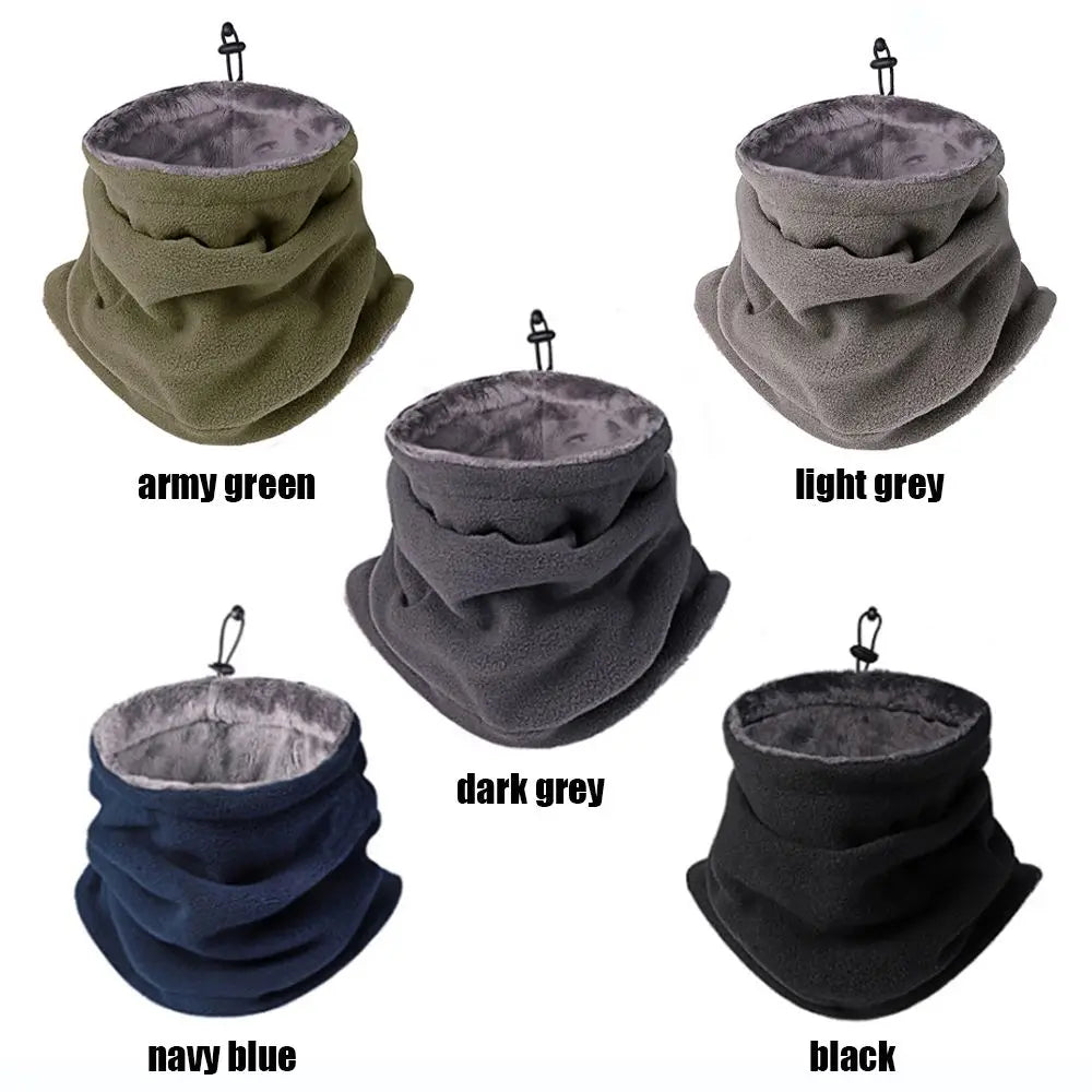 Masque chaud de moto d'hiver pour hommes et femmes, col polaire, écharpe coupe-vent plus chaude pour l'extérieur, Camping, randonnée, cagoule, masque facial de cyclisme