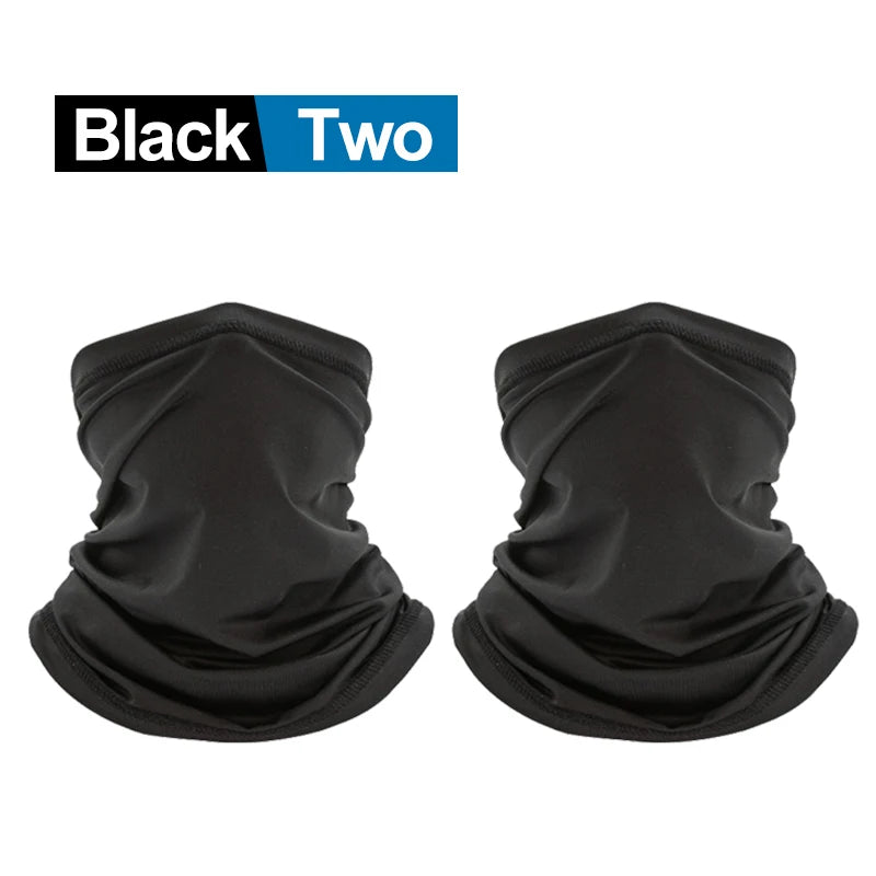 Masque facial de cyclisme absorbant la sueur, respirant, entraînement de pêche, Sport, UV, écharpe de cou, guêtre d'été, Bandana pour le visage de vélo