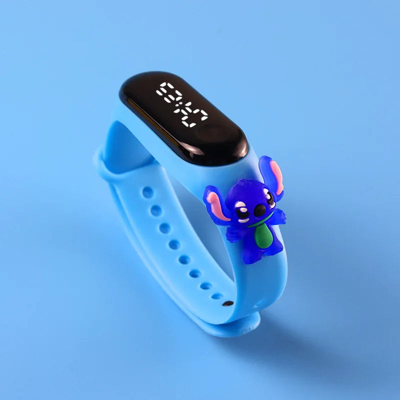 Reloj deportivo impermeable para niños, reloj SpidSuffolk Butter para niñas, pulsera electrónica, reloj táctil LED, de moda