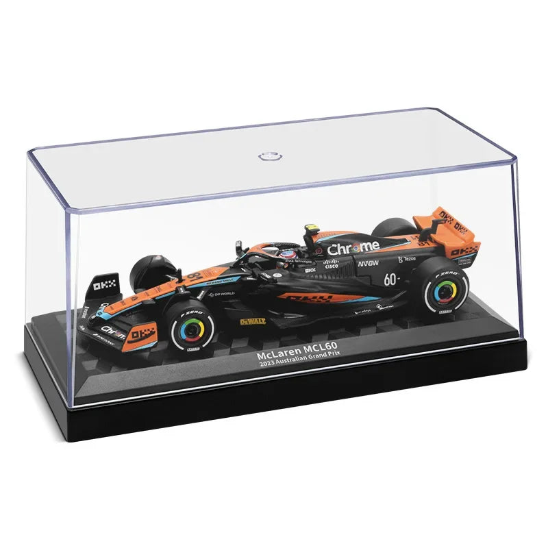 Modèle de voiture de course F1 1/43 avec boîte d'affichage — collection, cadeau garçon, décoration