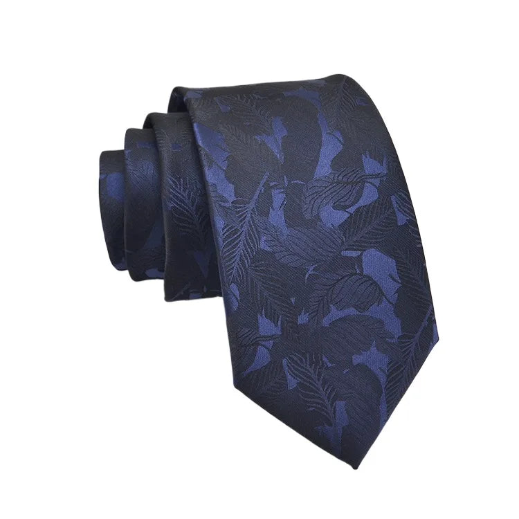 35 Styles hommes cravates en soie Jacquard point Floral 8 cm cravate accessoires usage quotidien chemise costume cravate cadeaux de fête de mariage cravate