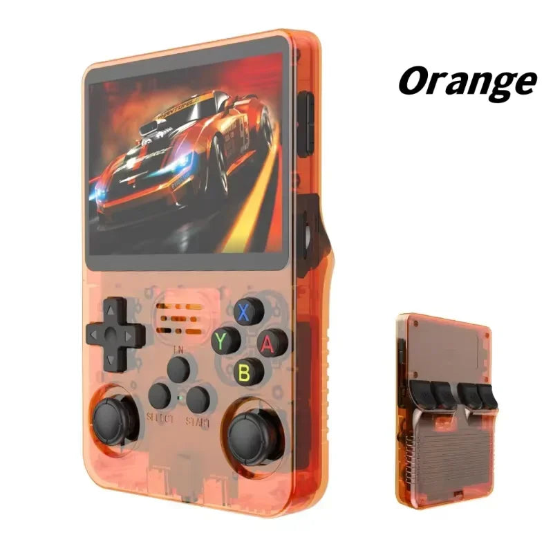 BOYHOM 64G 128G R36S Retro Handheld Game Console Linux System 3.5 Inch IPS Portable Pocket Player 64GB Video Games Kids Gifts