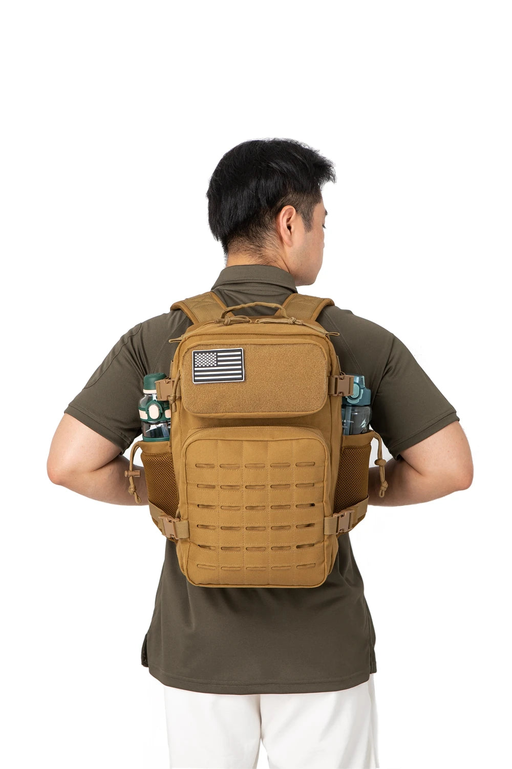 25L sac à dos tactique sac extérieur pour Fitness MOLLE sac à dos GYM pour femmes/hommes EDC randonnée survie sac à dos sorcière porte-bouteille
