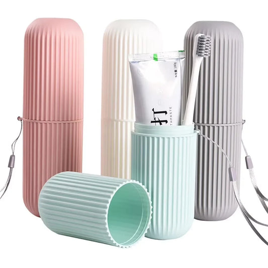 Tasse Porte-Brosse à Dents Portable — Organisateur Voyage Salle de Bain