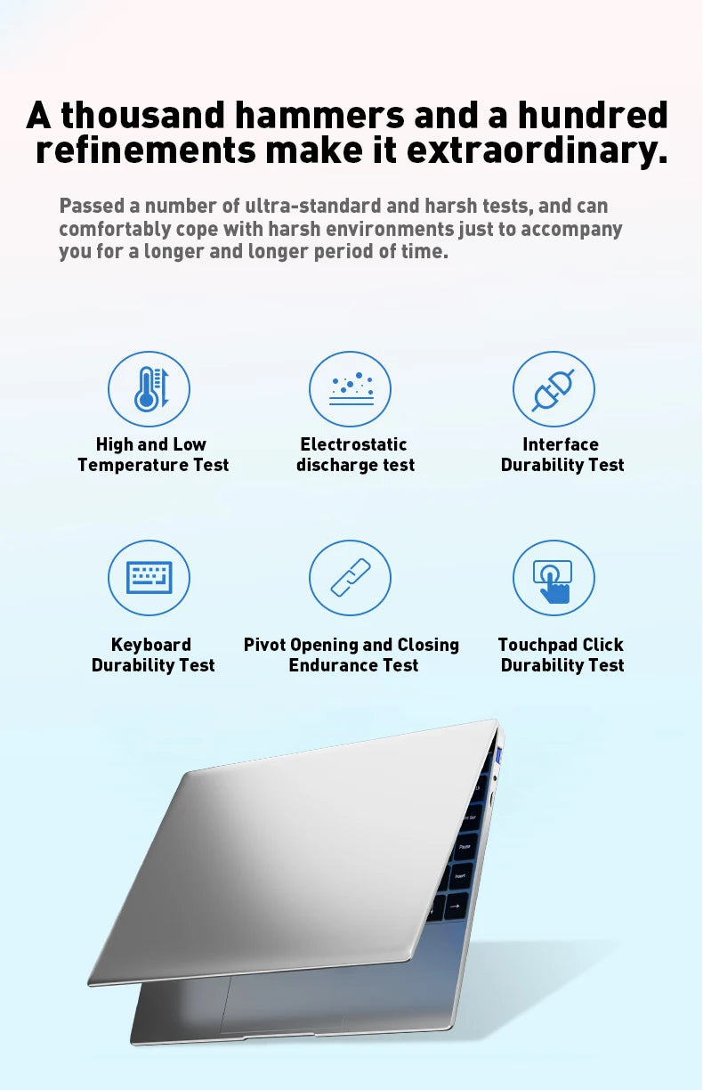 LENO 14.1 "ordinateur portable 16GB RAM 2TB SSD Windows 11 Intel N3700 Ultra mince ordinateur portable Gamer 1920*1080 affichage bureau étude ordinateur PC