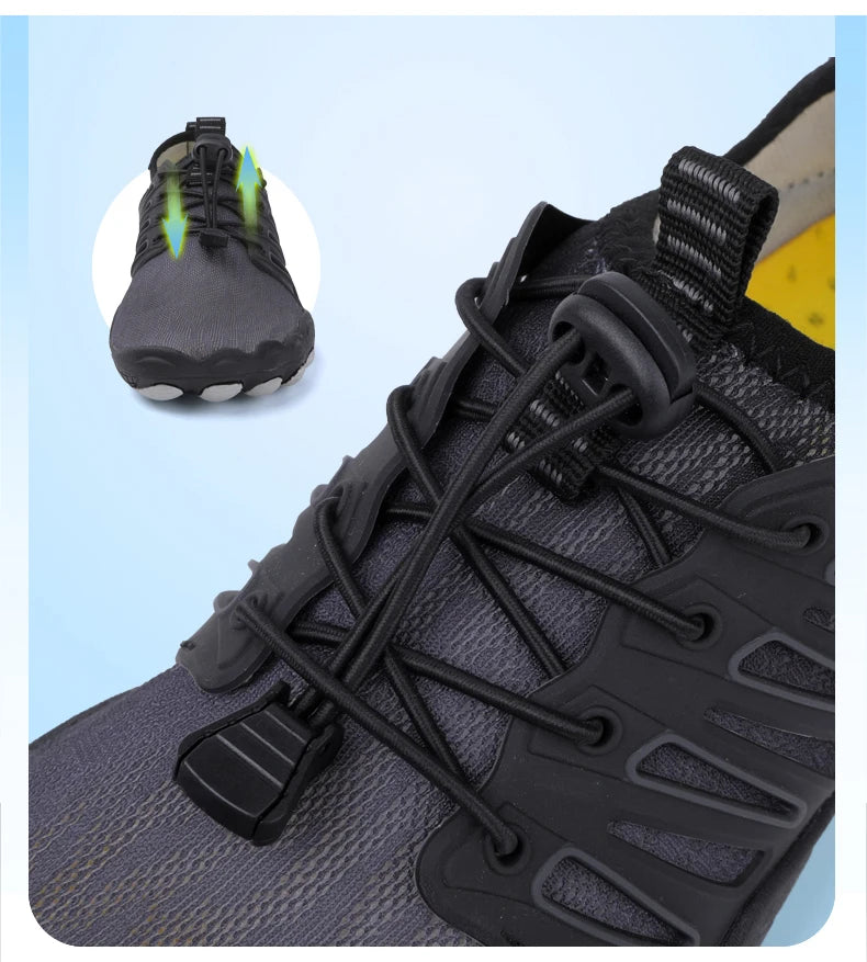 Chaussures d'eau de plage pour hommes et femmes, nu-pieds, natation dans la mer, sports aquatiques