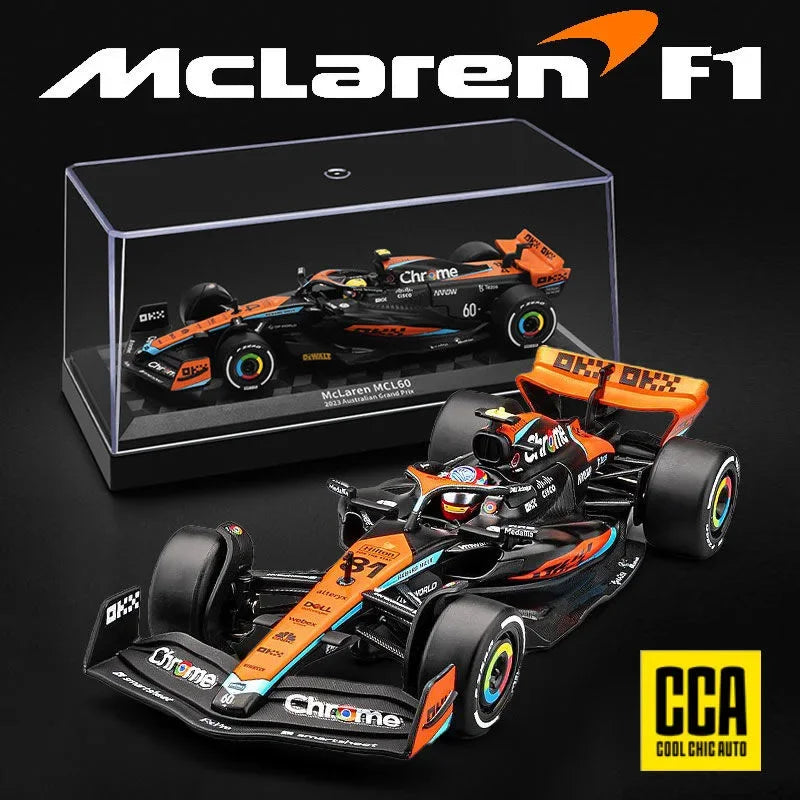 Modèle de voiture de course F1 1/43 avec boîte d'affichage — collection, cadeau garçon, décoration
