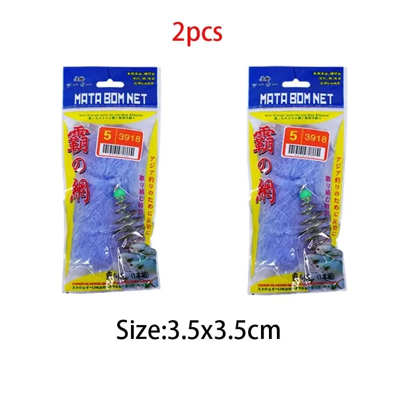 Fishing net with high carbon steel frame, luminous bead trap, sea fish net, gear design, feeding trap