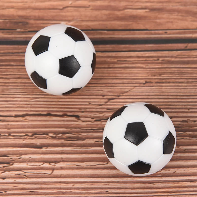 2 Pieces Black White Resin Foosball Table Soccer Baby Foot Fussball 32mm