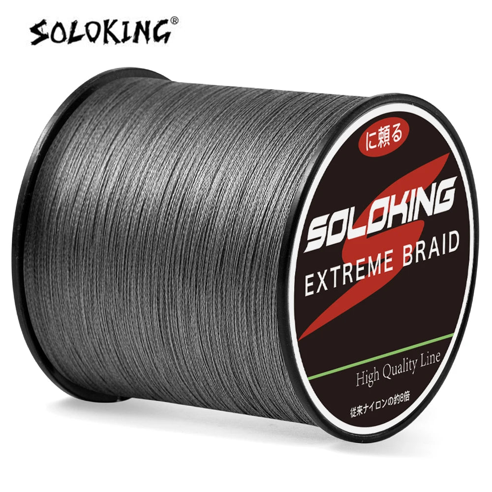 SOLOKING 300M PE tressé ligne de pêche Super fort japonais Multifilament mer ligne de pêche 10LB-80LB carpe ligne truite ligne