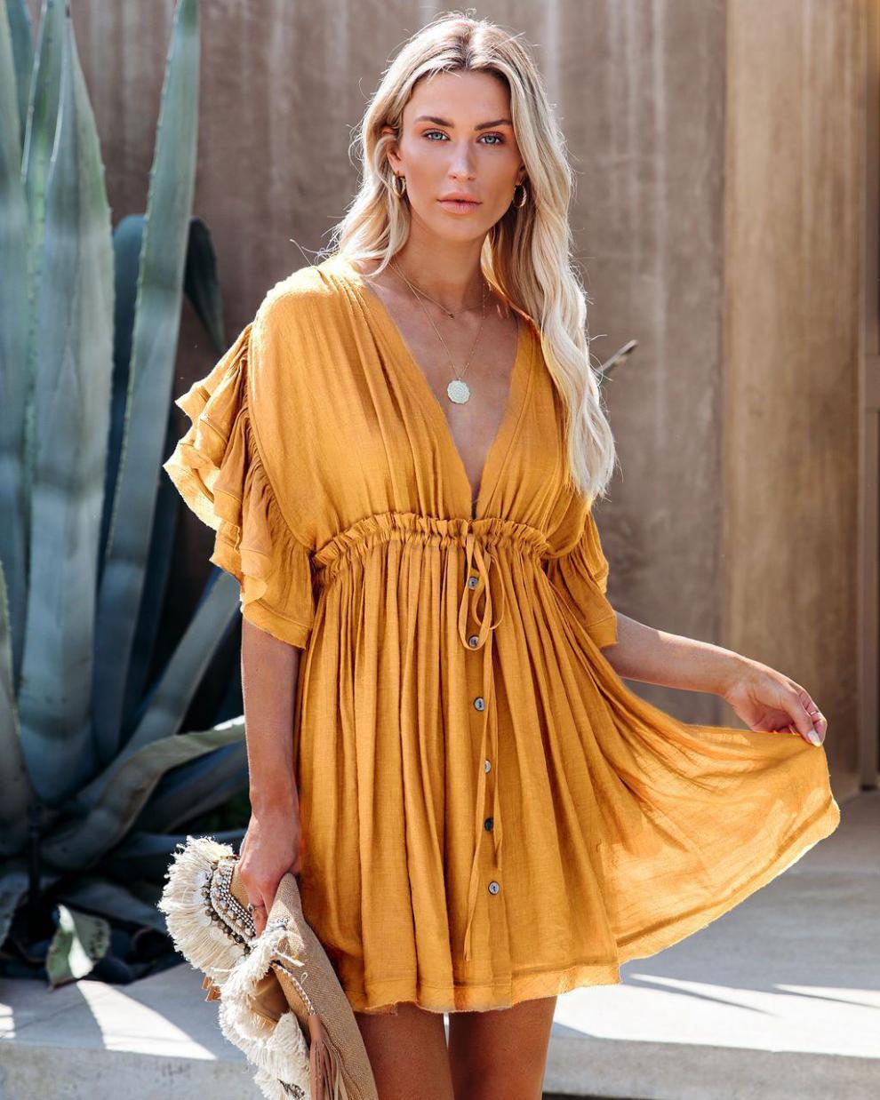 Couvrir les chemises De Plage blanches tunique Robe d'été femmes 2025 rayonne vacances dentelle découpé maillots De bain Robe De Plage Femme