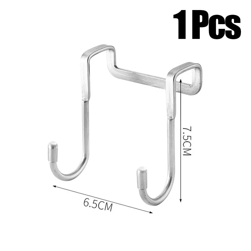 Crochet Suspension Porte en Acier Inoxydable — Double Crochet en S Salle de Bain
