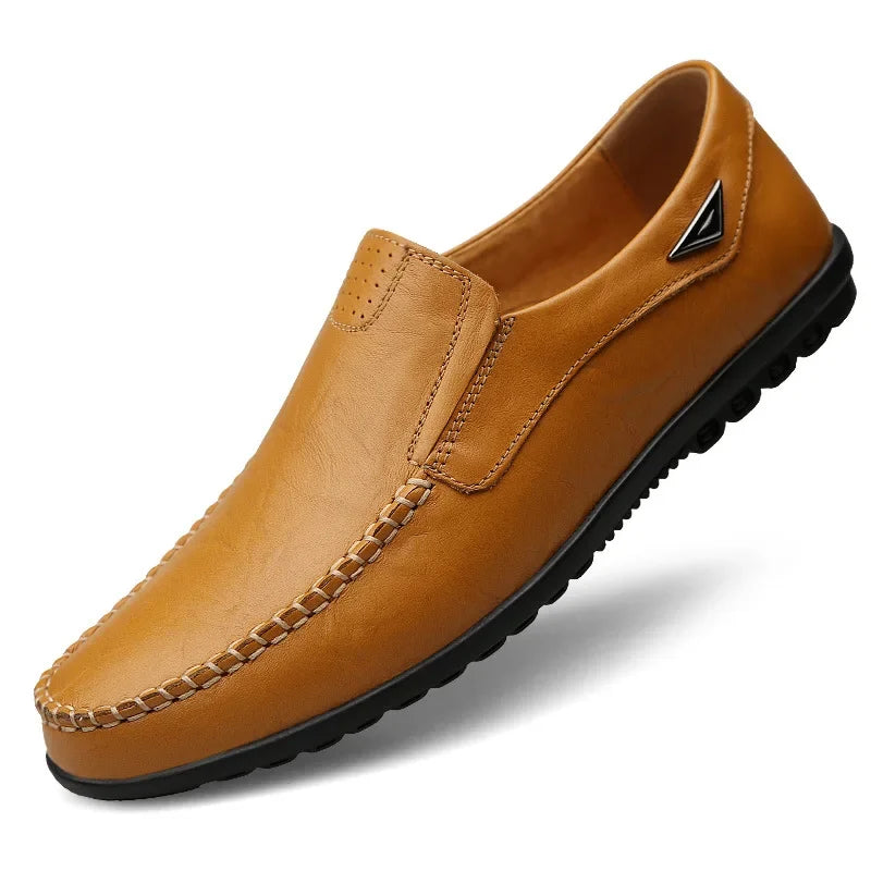 Chaussures en Cuir Véritable Homme — Élégance & Style Premium