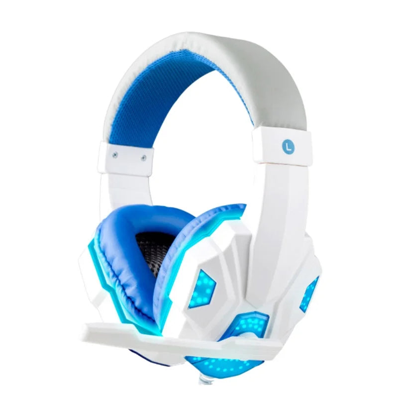 Casque gaming basse avec micro — supra-auriculaire, son stéréo, suppression de bruit, PC, téléphone, jeu vidéo