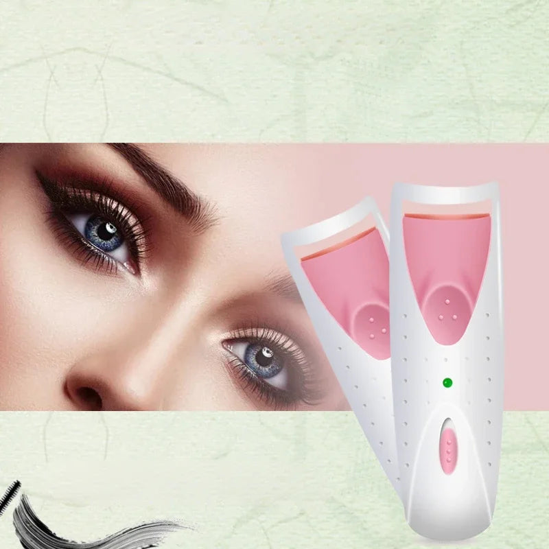 Electric Heated Eyelash Curler for Women, Long-Lasting Makeup, Perm, Clip, Automatic Tool, New Collection