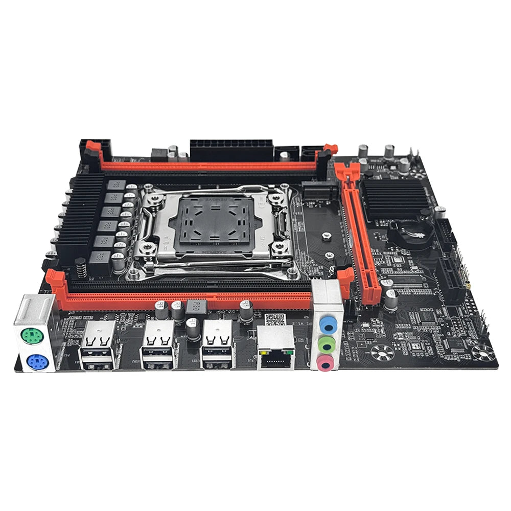 Kit de carte mère MOUGOL X99 avec processeur Intel Xeon E5 2680 V4 et DDR4 8Gx2 2133 MHz, RAM double canal M.2 NVME pour ordinateur de bureau de jeu