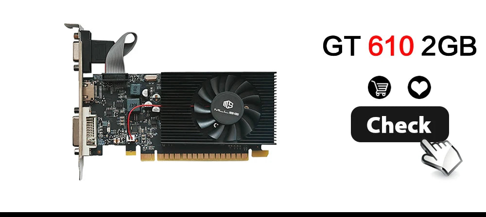 MLLSE GT730 4GB GT740 4GB carte graphique GDDR3 128Bit DVI VGA PCI-E 3.0 Geforce GPU Gt 730 carte vidéo De jeu Placa De vidéo