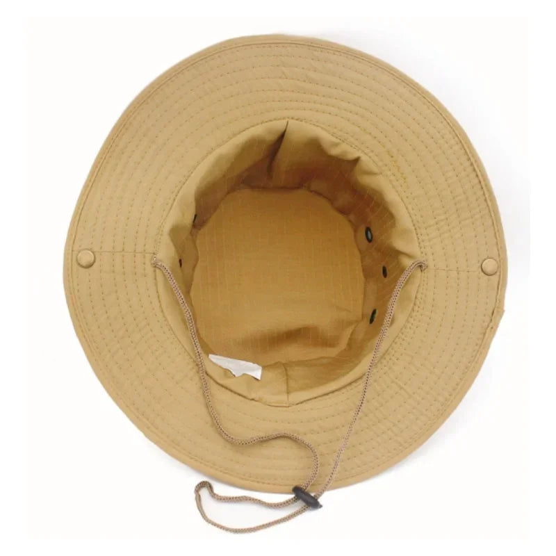 Sombrero para el sol para hombres y mujeres, gorra de camuflaje, para deportes al aire libre, tipo cubo, pesca, senderismo, caza, 60CM