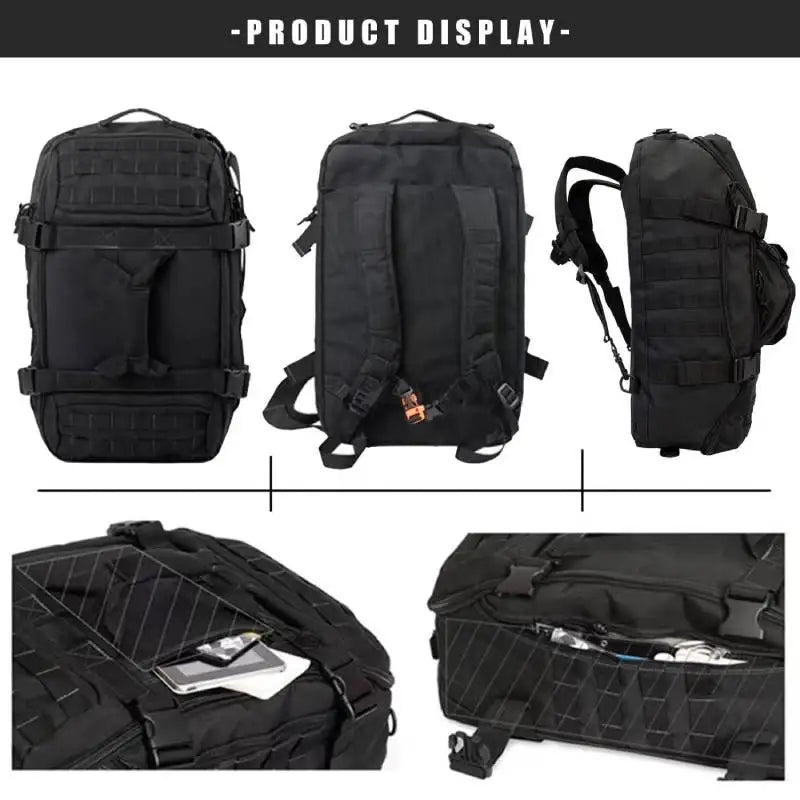 Sac à dos d'escalade en plein air pour hommes, tenue de pêche, sac de sport, voyage, Camping, randonnée, cyclisme, sac à main de Fitness, sacs d'école