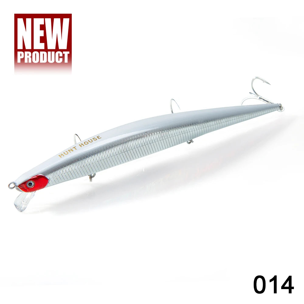 Leurre de Pêche Hunthouse Tide Vairon 175mm 31g — Bar, Brochet & Jerkbait