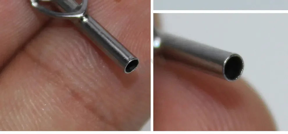2mm-12mm tout ensemble diamètre roche canne à pêche Guides anneau réparation plusieurs tailles mer canne à pêche Guide anneaux rocky tige fil boucle