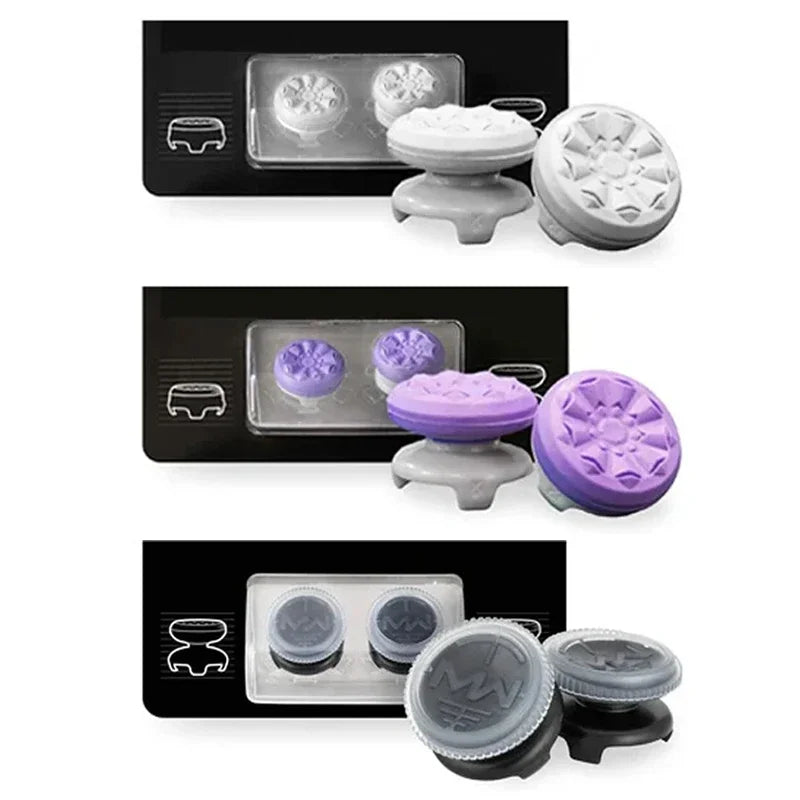Capuchones de extensión de agarre para mando de juego PS4, 2 piezas, empuñaduras de palanca de pulgar, cubiertas de altura alta/baja para PS4 5, Xbox