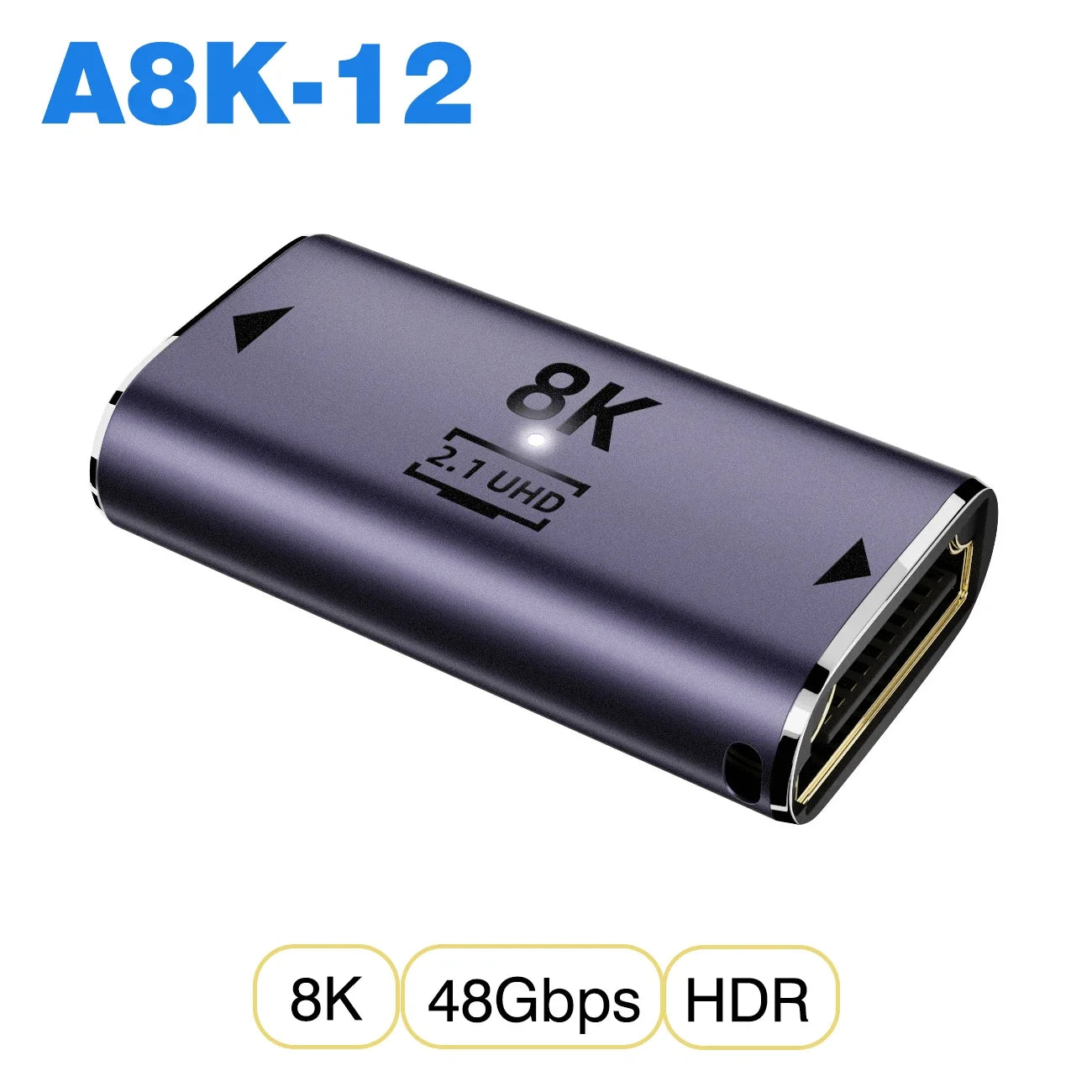 Mini/Micro HDMI to HDMI 2.1 48Gbps 8K60HZ 4K120HZ Converter for Projector HDTV PS4 PS5 Laptop