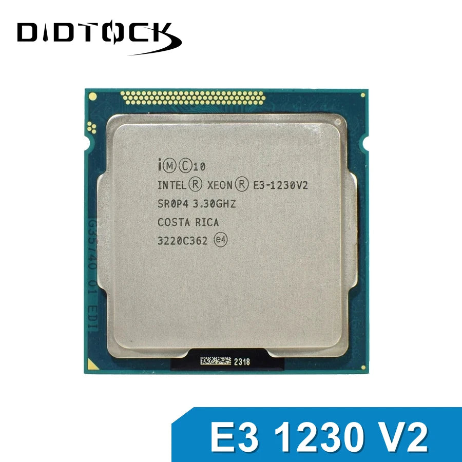 Processeur Intel Xeon E3 1230 V2 3,3 GHz 4 cœurs LGA 1155 CPU 1230V2